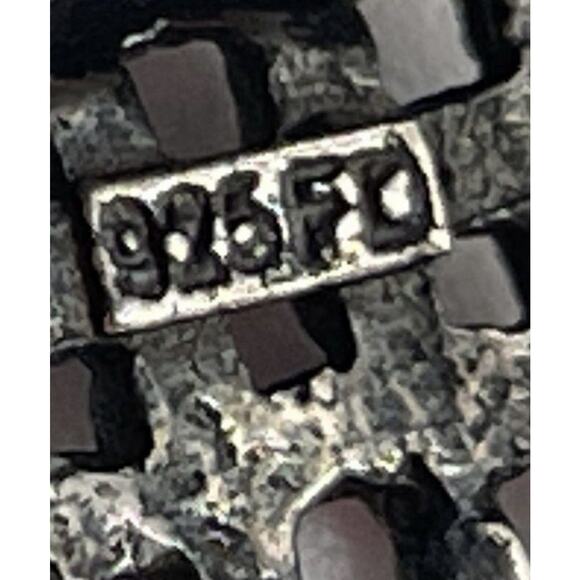 STERLING SILVER Jenna Blue Cabochon TURQUOISE Domed Ring Size 7 - Vintage NOS - Picture 12 of 15